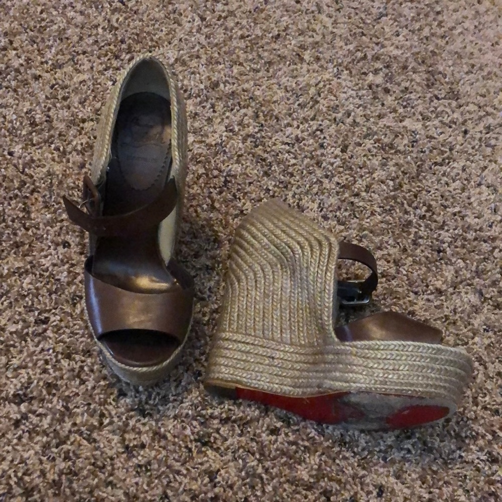 Christian Louboutin Wedges-PRICE LOWERED